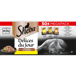 Sheba Délices du Jour in Saus Mega-Pack 50 x 50 g image